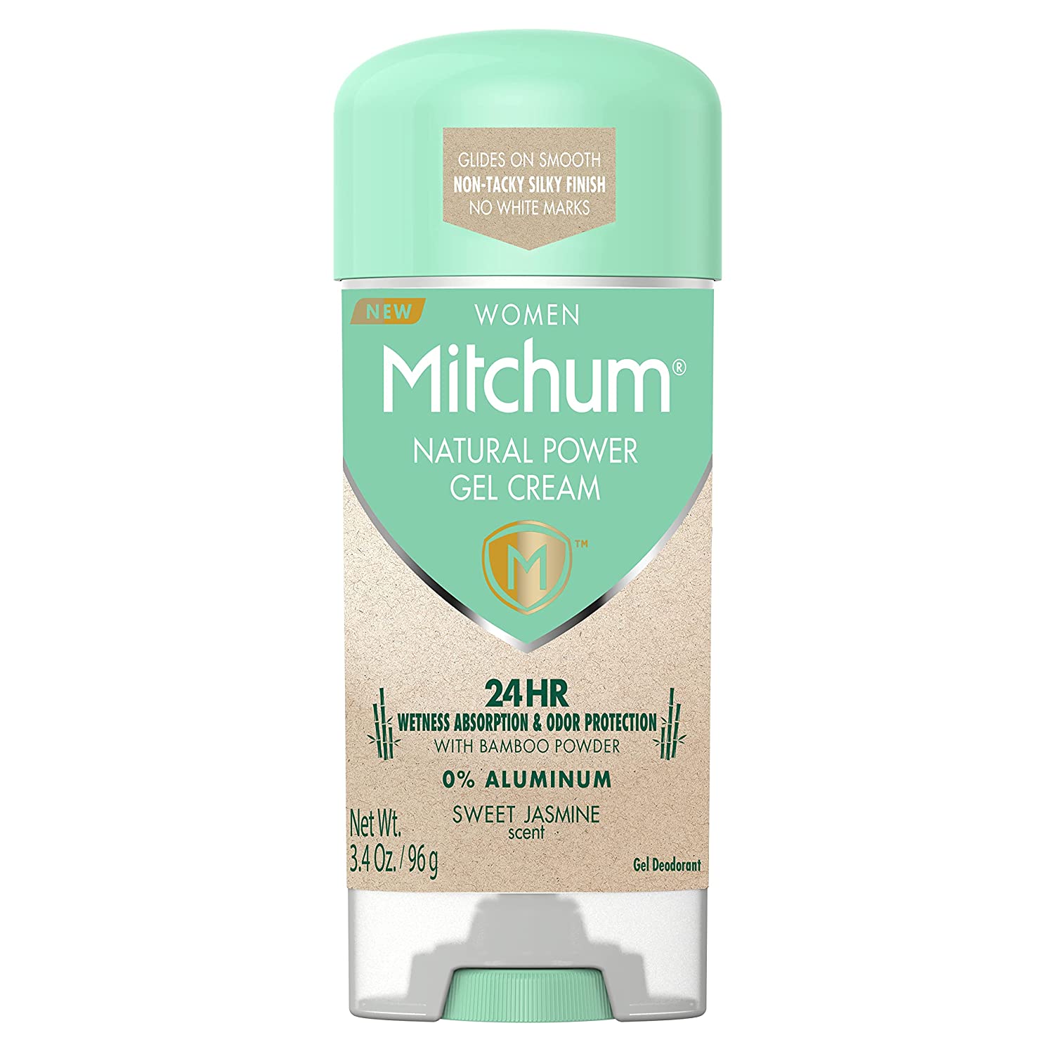 230816075546787_1 Mitchum Natural Power Gel Cream for Women, Sweet Jasmine, 3.4 oz. - Image 1